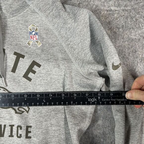 Nike NFL Denver Broncos Salute To Service USA Pullover Hoodie Sweatshirt Small - Picture 4 of 10
